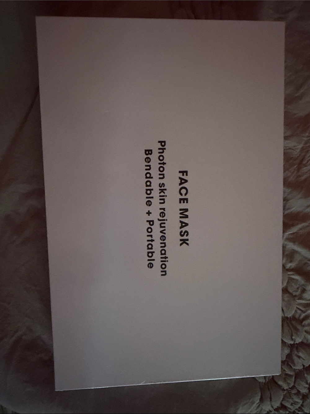 Face Mask Photon Skin Rejuvenation - White